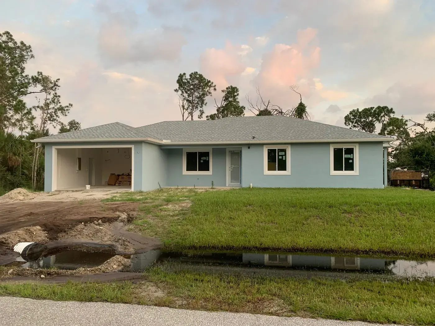 Florida ranch home after an exterior repaint near Venice