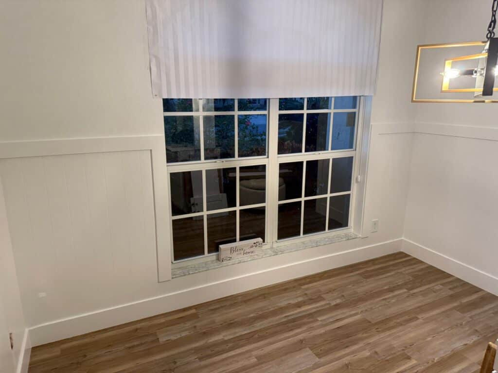 Interior wall painting and trim work in Southwest Florida home